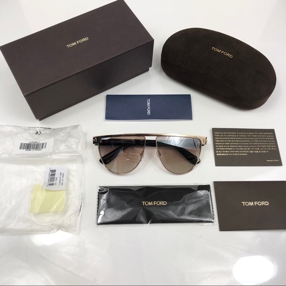 New Tom Ford Stephanie-02 Aviator Sunglasses - Picture 3 of 17